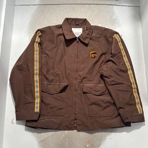 Twinhill UPS Delivery Driver Uniform Jacket Brown Reflective Mens Large 42-44 RG